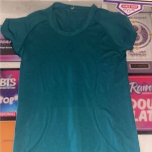 Lululemon Athletica Teal Short Sleeve Tee